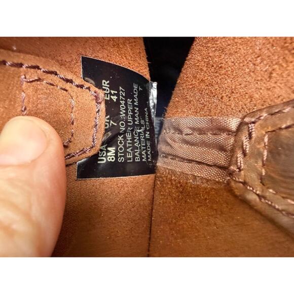Wolverine 10 inch Wellington Boot Brown Leather Men size 8 m main image 6